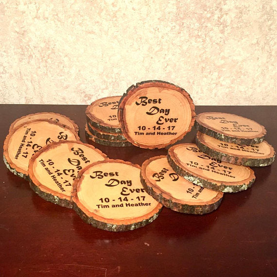 Meghan's Rave Review of our Best Day Ever Wedding Coasters