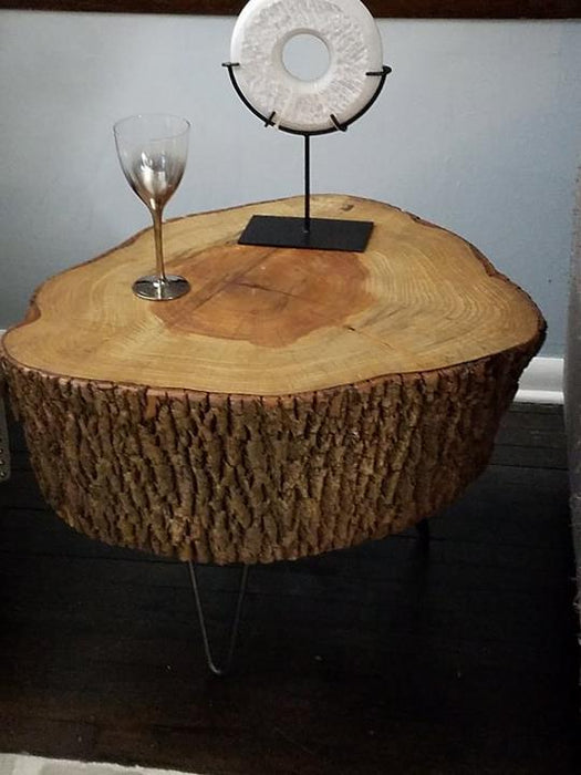 Custom Handmade Rustic Wood Tables Out of Tree Stumps