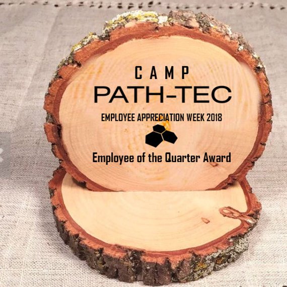 Large Corporate Wood Awards Custom Image Order - 5 Star Review
