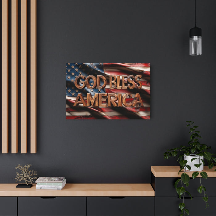 Wood Carved American Flag Metal Art Sign - Rustic Home Decor, Patriotic Wall Art, Gift for Veterans, 4th of July Decoration, Americana Decor