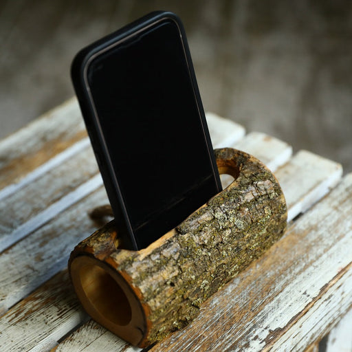 Natural Wood Acoustic Amplifier for Cell Phone or MP3 Player