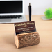 Real Tree Wood Business Card Holder & Pen Holder with Bark