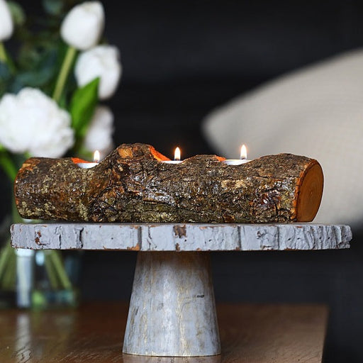 Foot Long Natural Tree Branch Candle Holder