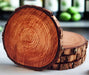 Light Stain Tree Wood Drink Coasters
