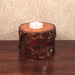 One and Only Copper Birch Wood Candle Holder