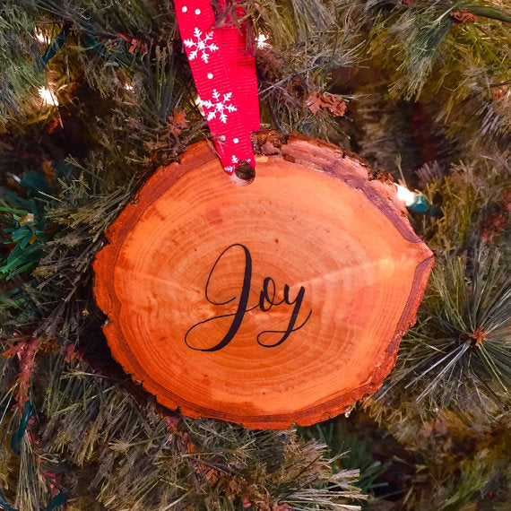 Holiday Handmade Wood Ornaments