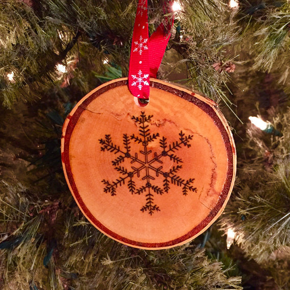 Holiday Handmade Wood Ornaments