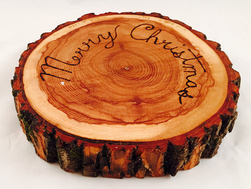 Merry Christmas Wood Cutting Board