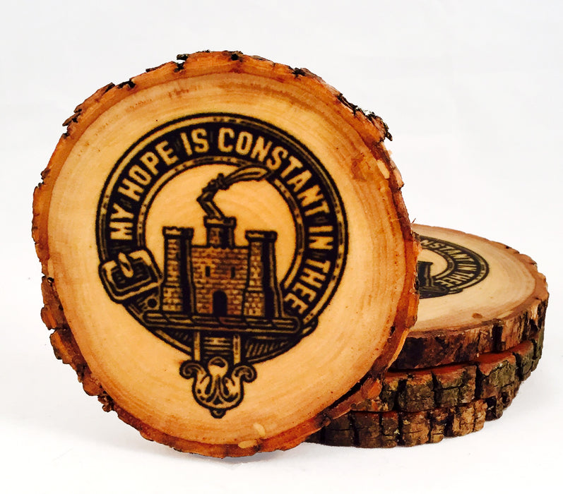 Crest Custom Image Wood Coasters