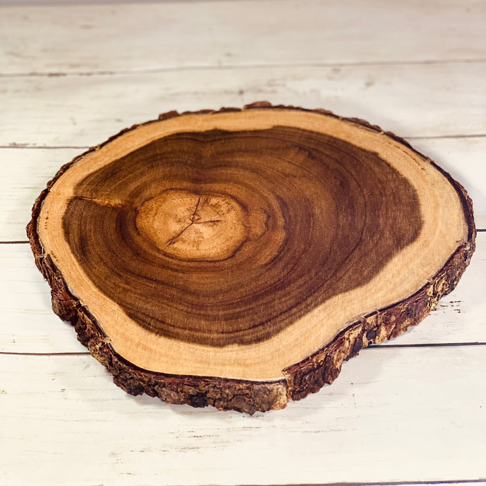 Tree Wood Cutting Board With Bark