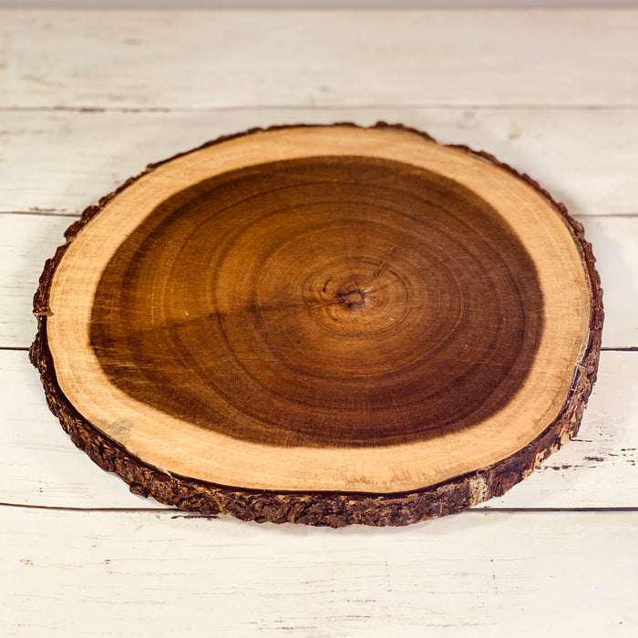 Tree Wood Cutting Board With Bark