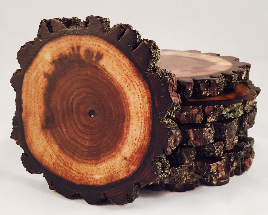 Walnut Wood Coasters  Natural Artisan Wood Coasters